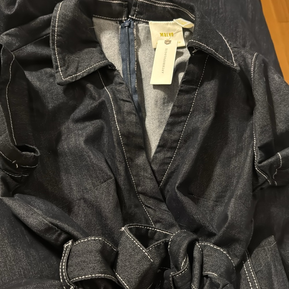 ✨ Anthropologie Colette Wrap Jumpsuit Sz 6 - Picture 7 of 7